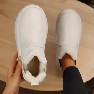 Women's Winter Short Boots for Women: Warm Lined Boots Comfortable Suede Lace Up Booties Cute Flat Boot Shoes