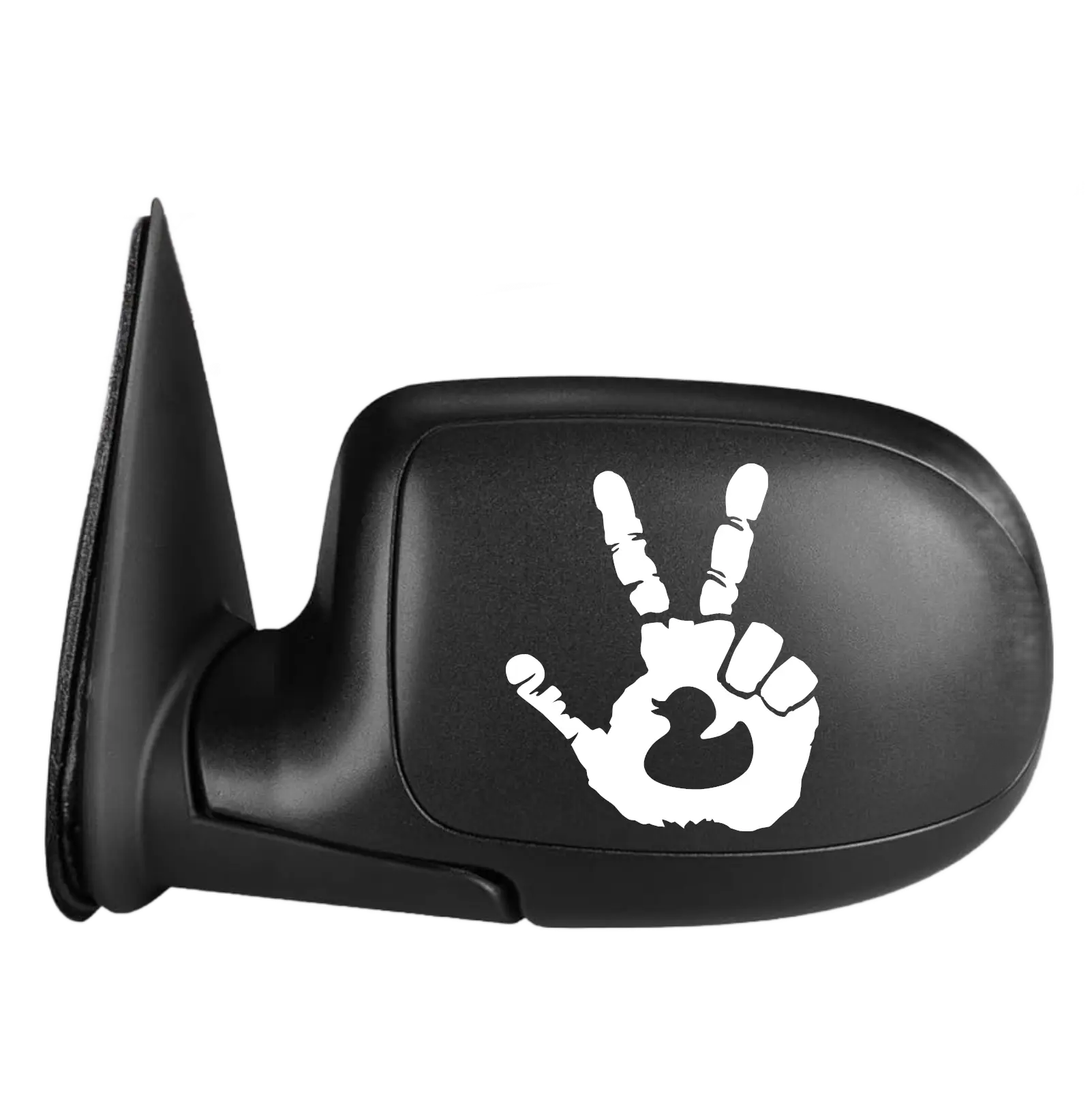 Rubber Duck Hand Wave Peace- Set of 2 - Wave decal - Hand Wave mirror decal