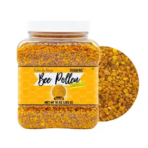 Premium Bee Pollen Granules 10 Oz (283g) | 100% Natural Pure Bee Pollen Raw Sweet Rich Flavor | Polen de Abeja 100% Natural. Imported From Mexico