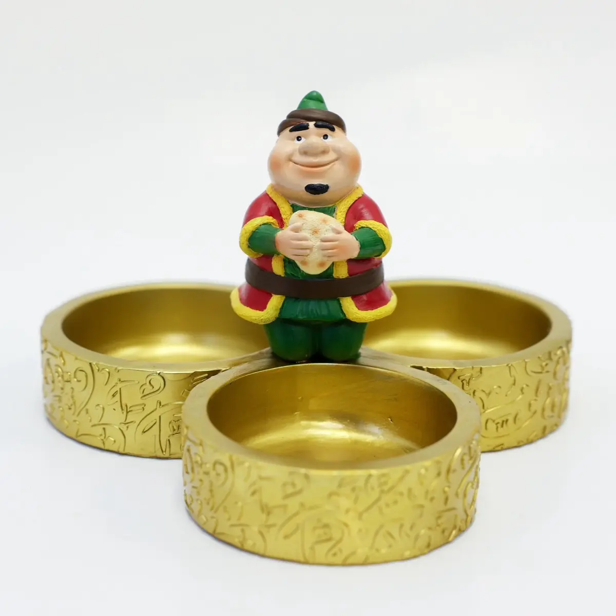 MBC Ramadan Fananees 3 circle tray- Ceramic- Fat Man Character