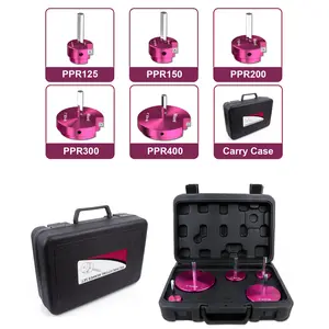 Pipe Tools Reamers Multi-Size PVC Pipe Reamer Kit Tool Accessories Cutting Drill Hardware Aluminum Alloy Efficient Versatile Carbide Insert Hex Shaft Anodized