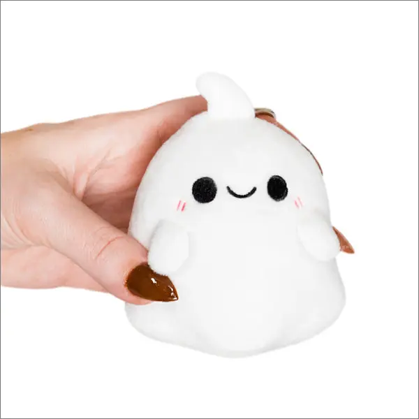 Micro Squishable Spooky Ghost Plush Keychain
