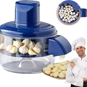 Electric Fruit & Vegetable Peeler, High-Efficiency Automatic Garlic Peeling Machine, Easy-To-Use Kitchen Tool for Fruits and VegetablesAAVibeVault32