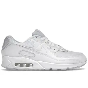 Nike Men's Air Max 90 Recraft Triple White Running Shoes, from StockX