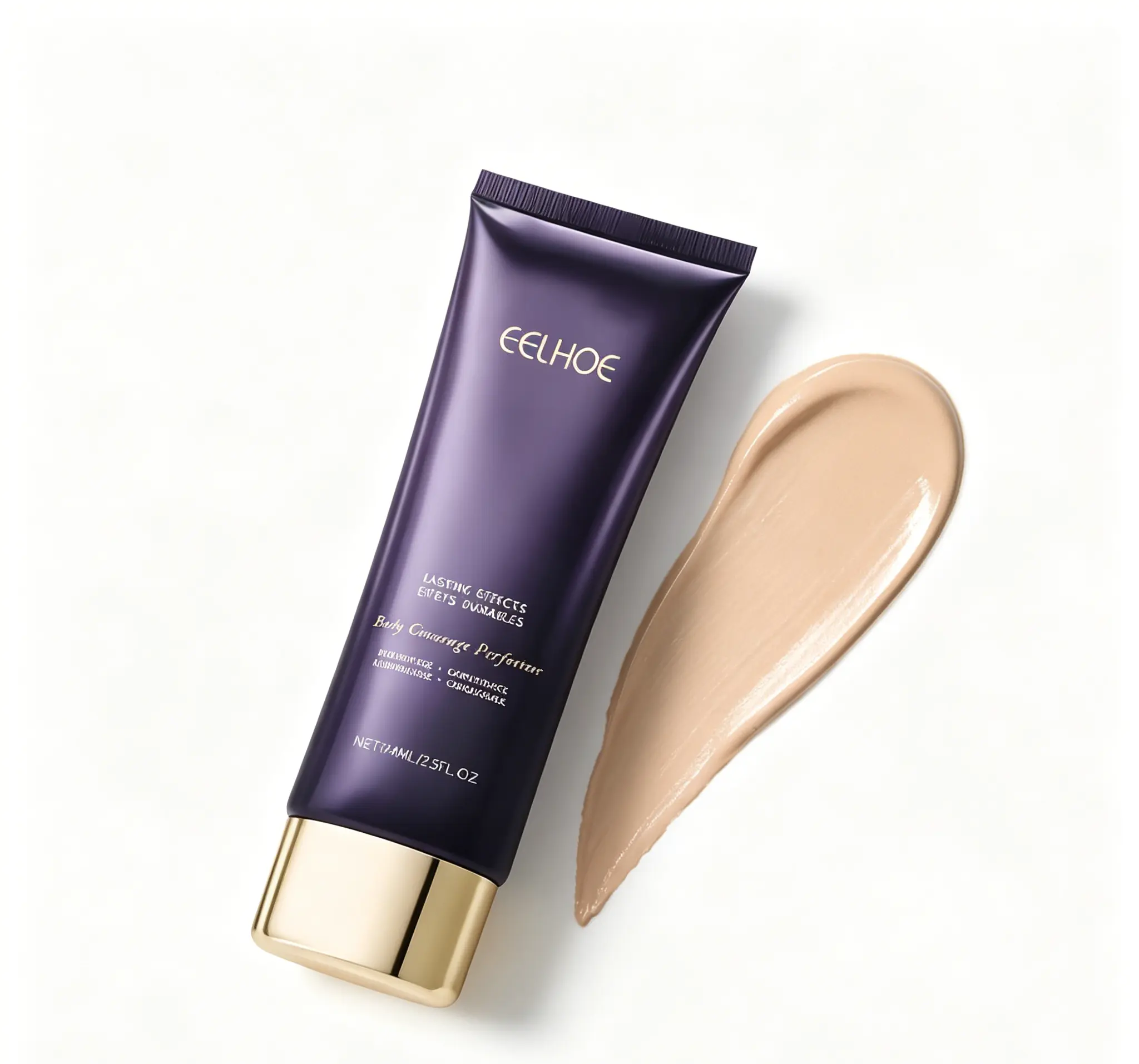EELHOE Body Coverage Perfector 74ml - Waterproof Full-Coverage Body Concealer with Hyaluronic Acid, Tattoos & Scars Coverage, Long-lasting & Gentle for All Skin Types