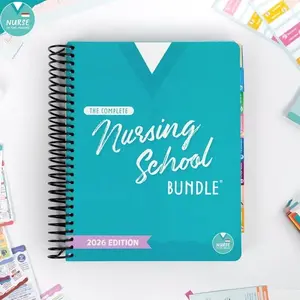 The Complete Nursing School Bundle | 2026 Edition | Spiral Bound