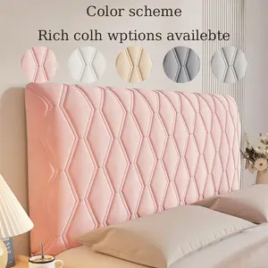 Comfortable Durable Bed Headboard Cover, Easy Install Dustproof Design Full Wrap Backrest Protector, Fits 1.2-2.2m Beds, Year-Round Use
