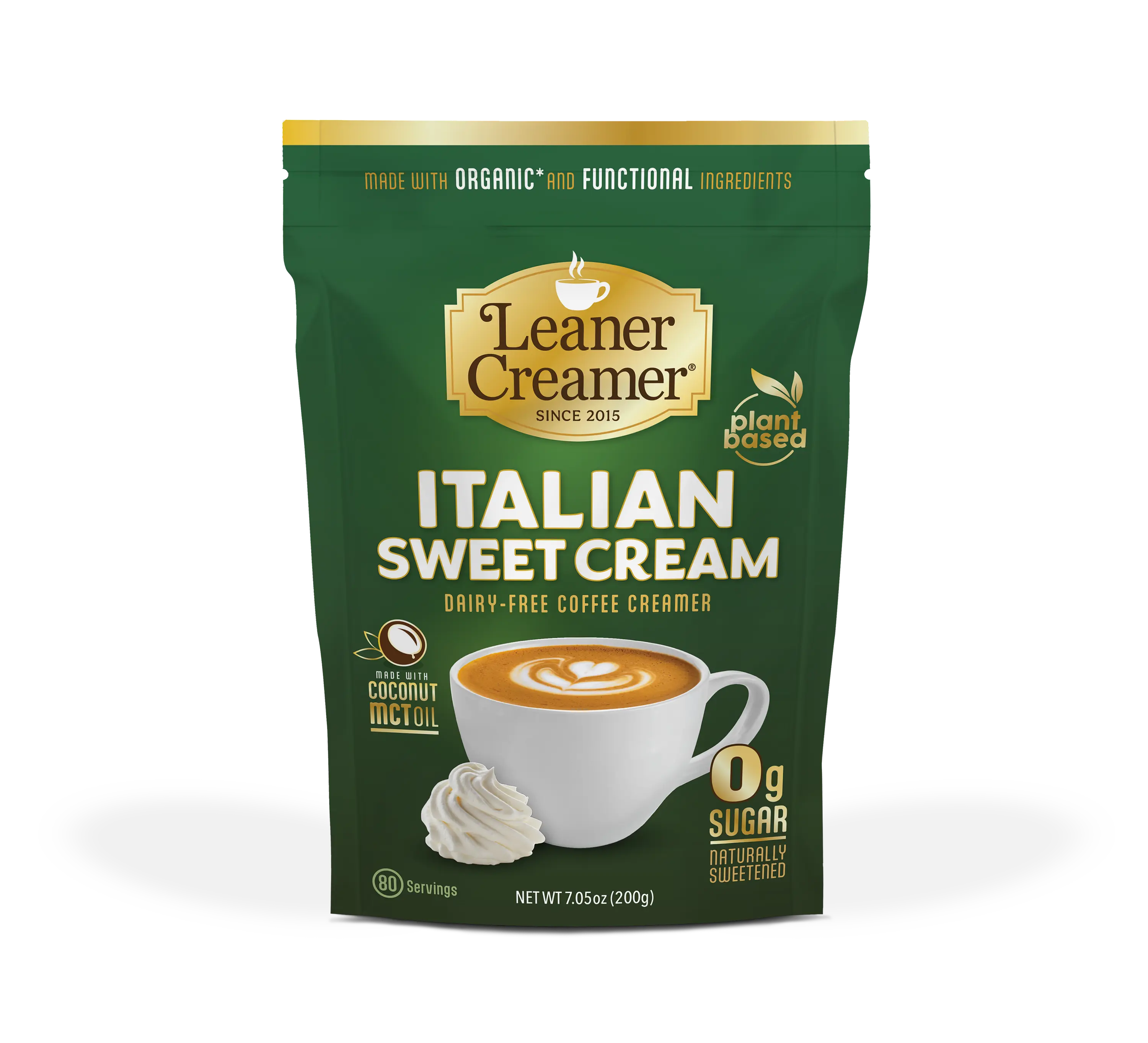 Sweetened on Purpose: Italian Sweet Cream, Plant Based Coffee Creamer Sweetened on Purpose: Italian Sweet Cream, Plant Based Coffee Creamer