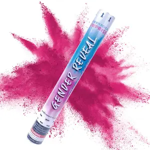16 In Handheld Gender Reveal Rice Powder Cannon, Outdoor-Only Festive Party Supply Spray, Party Decoration, Hand