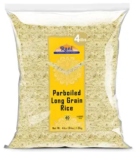 Rani Parboiled Long Grain Rice 64oz (4lbs) 1.81kg Bulk ~ All Natural | Gluten Friendly | Vegan | Non-GMO | Kosher | Product of USA