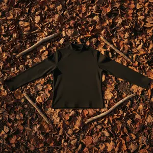 Essential Mock Neck Long Sleeve T-Shirt