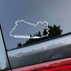 El Salvador Mapa  s icker Calcomanía pegatina