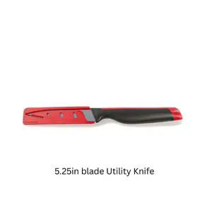 Tupperware Universal Series Chef Knife - Stainless Steel Blade, Ergonomic Handle, Protective Sheath, Distinct Color Design