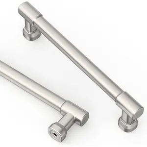 10 Pack 5 Inch(128mm) Brushed Satin Nickel Cabinet Pulls Kitchen Cabinet Handles Satin Nickel Kitchen Cabinet Hardware for Cupboard Drawer