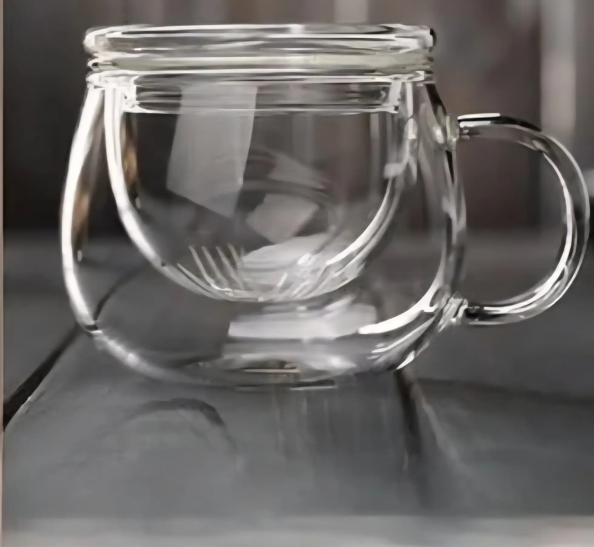 Taza De Té De Vidrio De Borosilicato con infusor y tapa