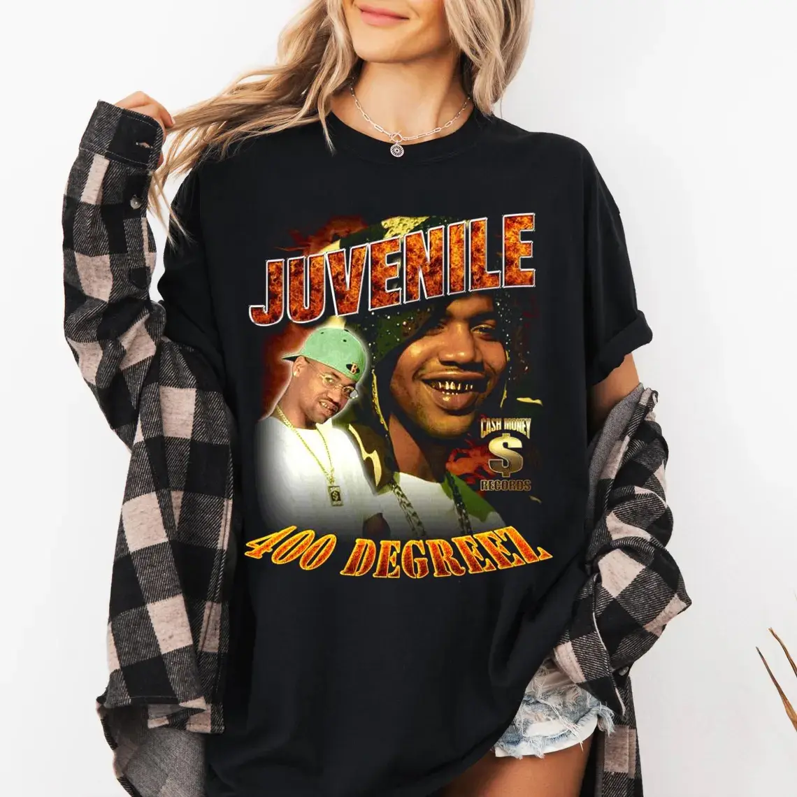 Juvenile Hip Hop Unisex T-Shirt Front Print Fan Tee Unisex Fit S–5XL