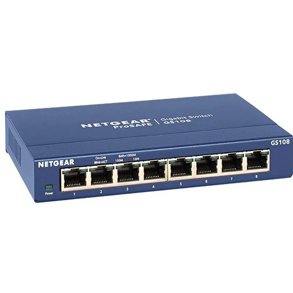 NETGEAR GS108-400NAS ProSAFE 8-Port Gigabit Switch