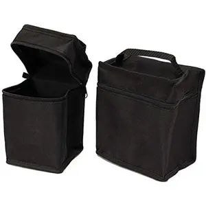 Multifunction Large Capacity Black Folding Marker Pen Canvas Pencil Case Pen Storage Bag Can Hold 24-80 pcs Markers Pen Pencil Holders