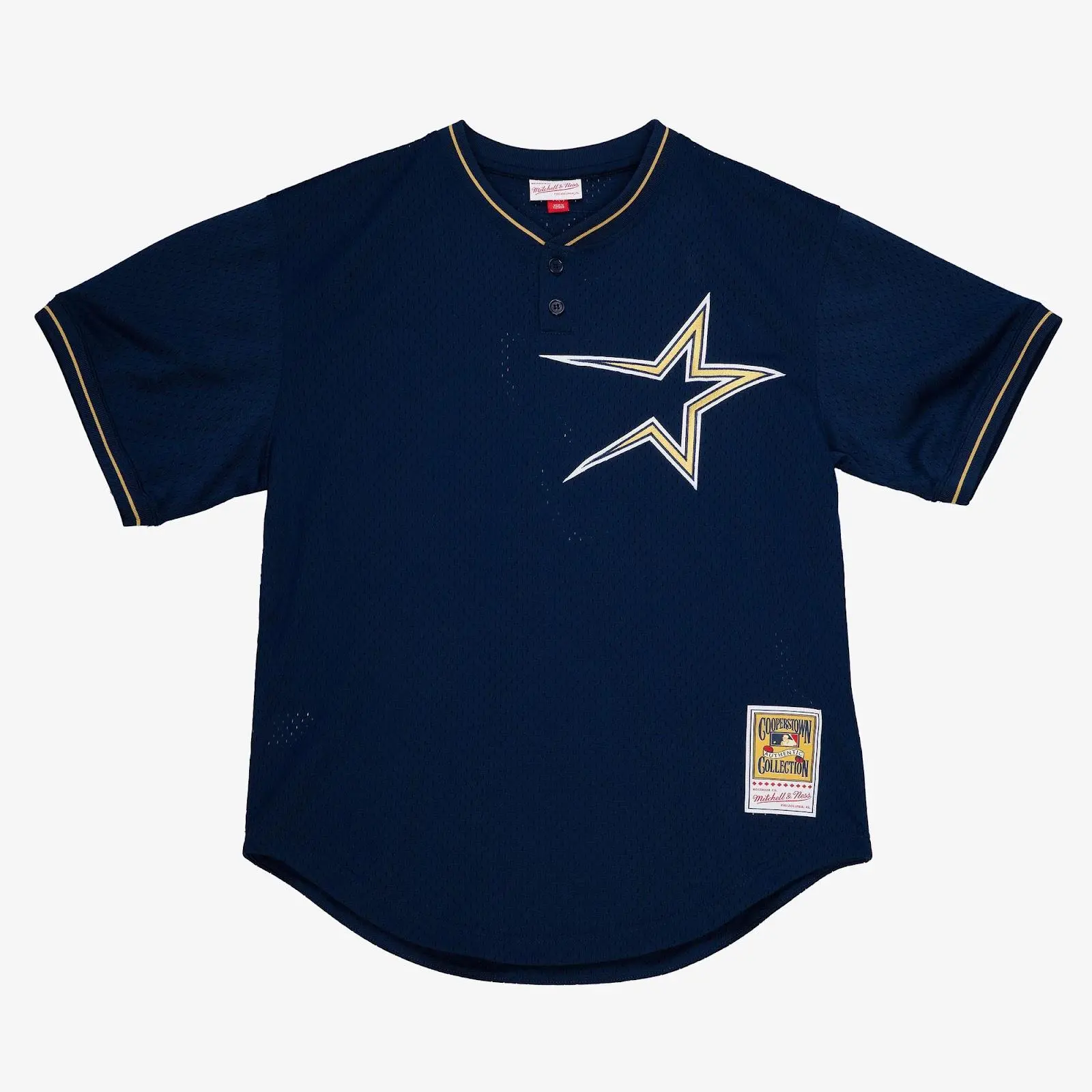 Craig Biggio Houston Astros 1997 Navy Authentic Batting Practice Jersey MLB Throwback Baseball Cooperstown Fan Gear Mitchell & Ness