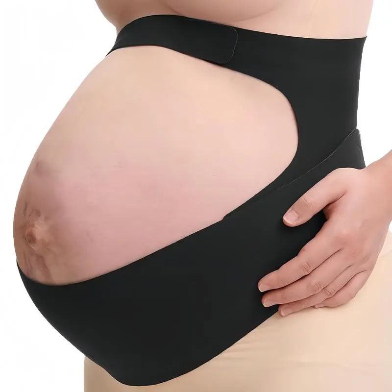 Women's Maternity Support Belt - Adjustable Belly Band, Breathable Stomach Binder, Waist & Back Relief, Grows With Bump, Fits Sizes M-XL, For 2nd Trimester+ Expectant Mothers