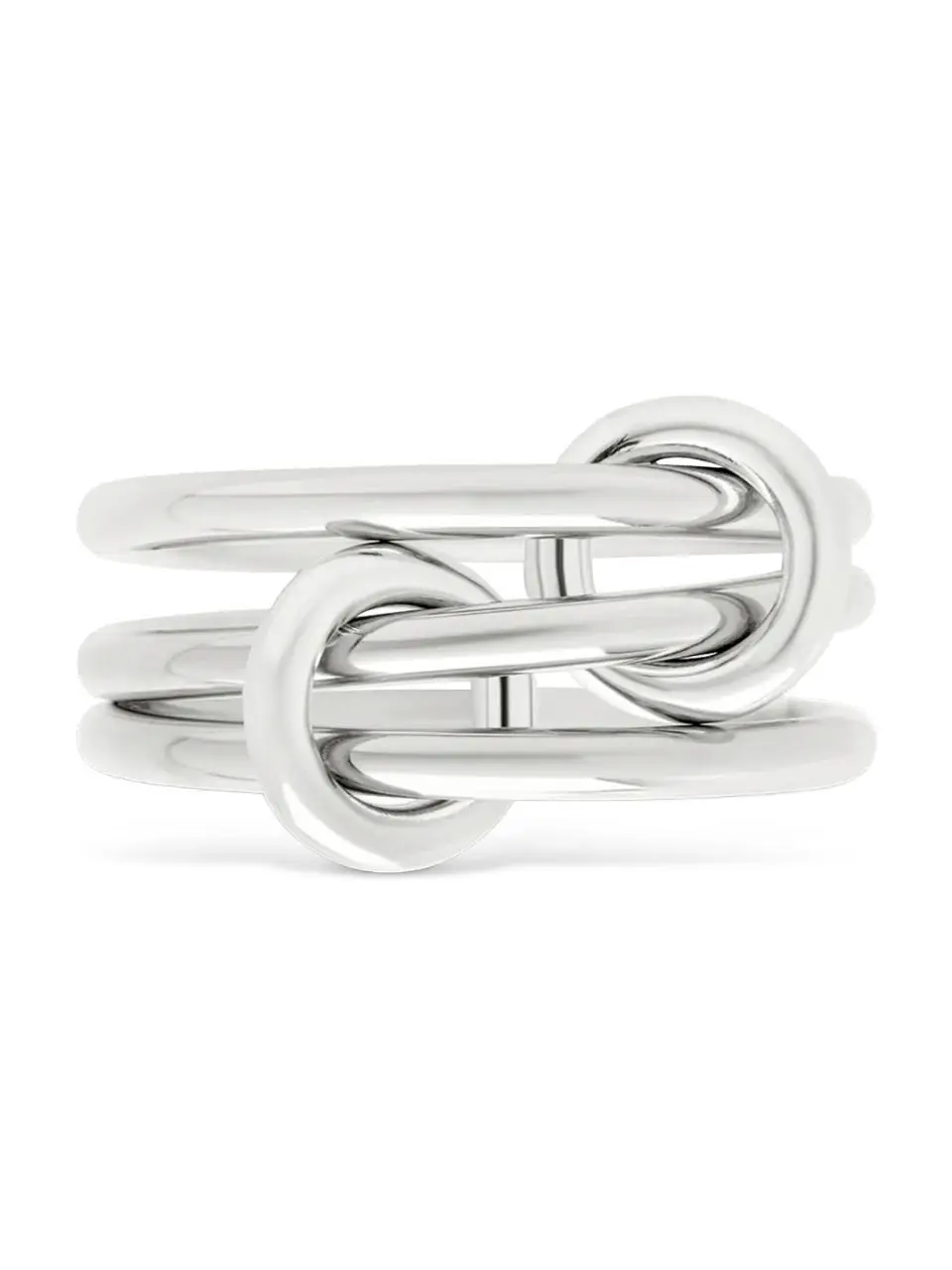 Sterling Silver Jasmin Link Stacking Ring Sterling Silver Jasmin Link Stacking Ring
