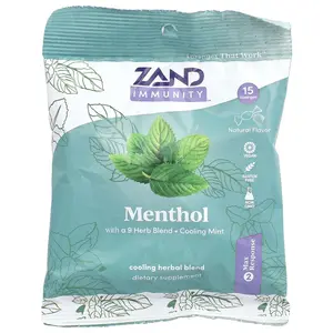Zand, (12 Pack) Menthol, Herbalozenge, Soothing Menthol, 15 Mentholated Lozenges