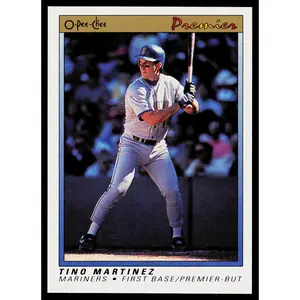 Tino Martinez 1991 O-Pee-Chee Premier #76 Seattle Mariners