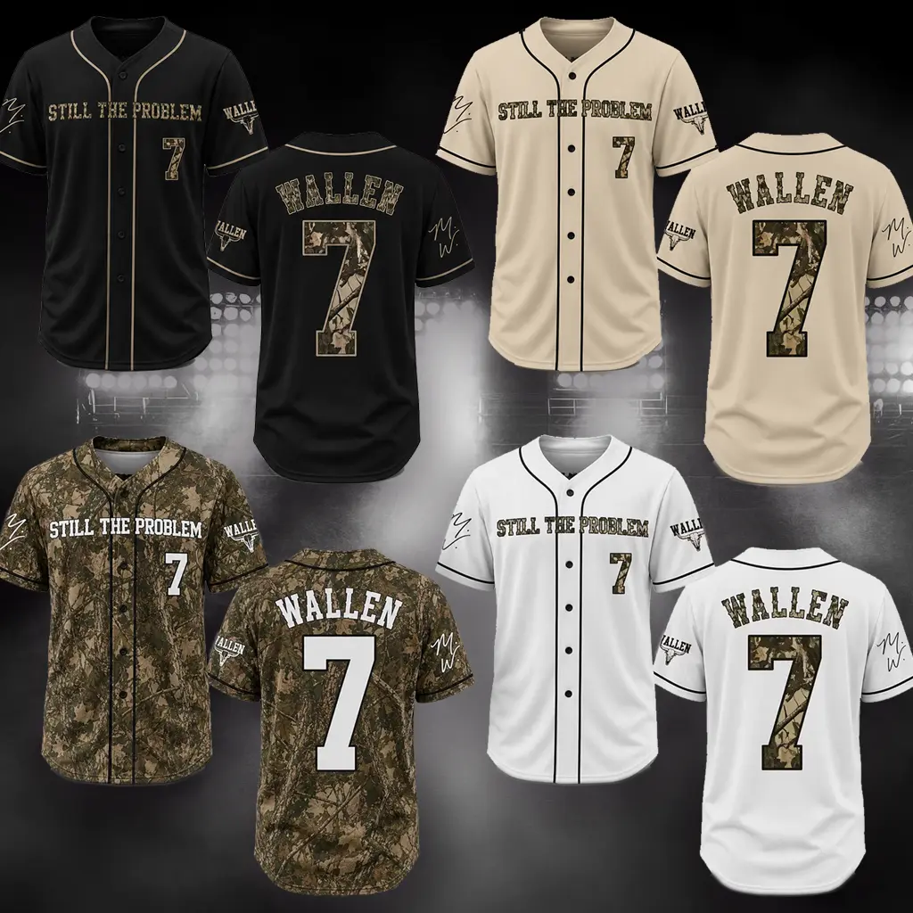 Custom Name and Number Baseball Jersey, Western Unisex Button Up Shirt, Full Size XS-5XL For Men & Women, Casual Unisex Clothing