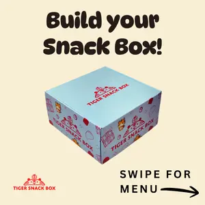 Full Size Asian Snacks - Tiger Snack Box - Candy, Chocolate, Japanese and Korean Snacks, Chips