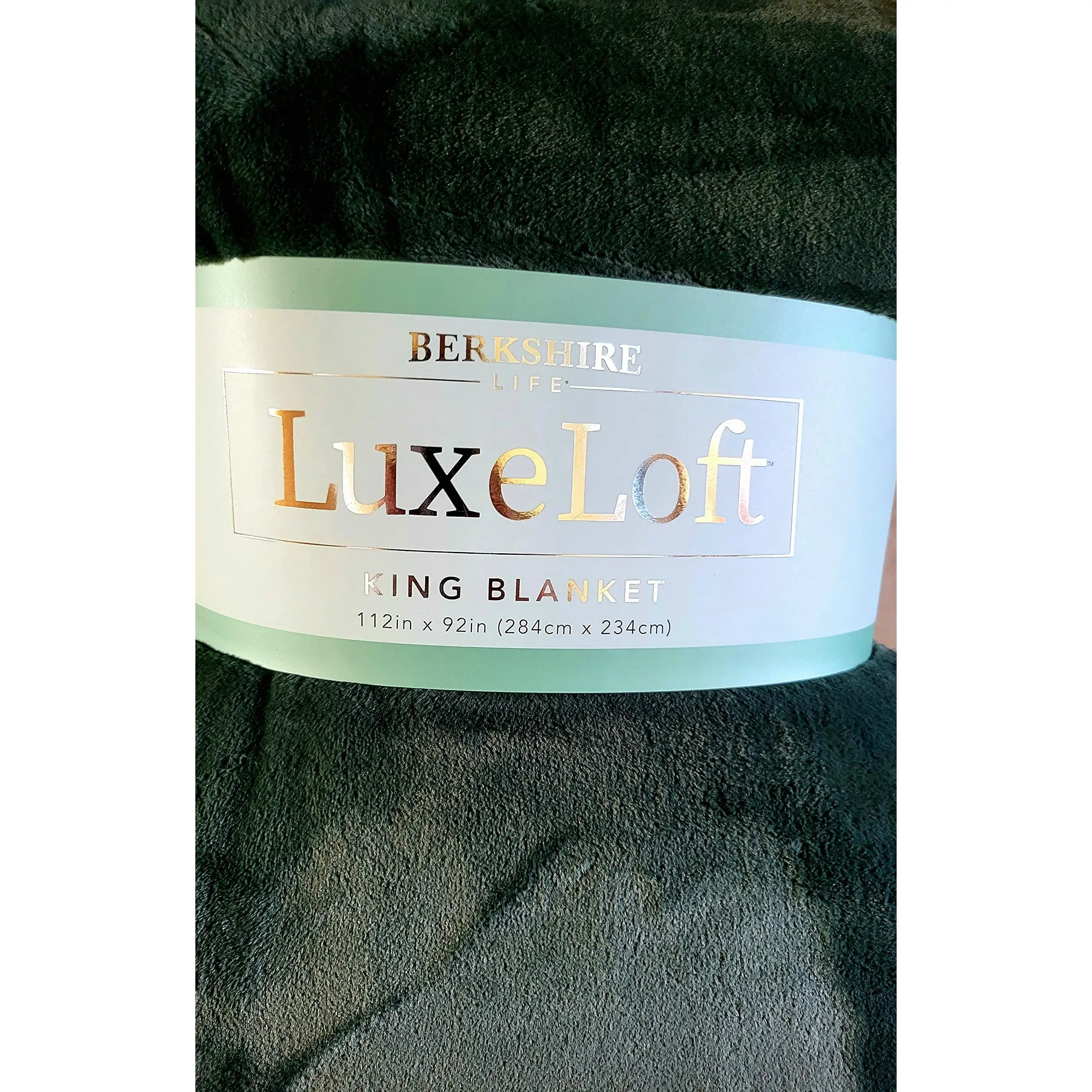 Berkshire Life LuxeLoft Blanket ( King, Green)