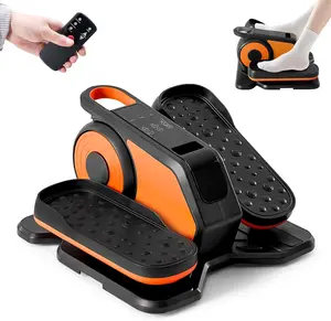 Under Desk Elliptical Machine, Dual Use Arm/Leg Exerciser for Sitting with Remote Control, 12 Speed & 12 Program Electric Peddler for Seniors, Home Office, Quiet Cardio Workout