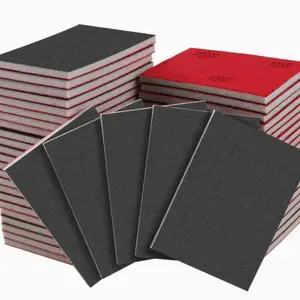 48-Piece Sandpaper Sponge Set, 180-2500 Grit Manual Grinding Blocks, Soft Foam Polishing Pad, Multi-Functional Home Tool for Wood Metal Paint