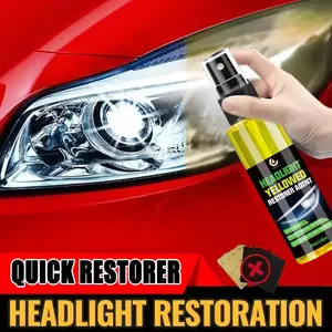 Car Headlight Repair Liquid, Premium Antioxidant & Polishing Agent, Removes Scratches, Restores Brilliance, Enhances Visibility