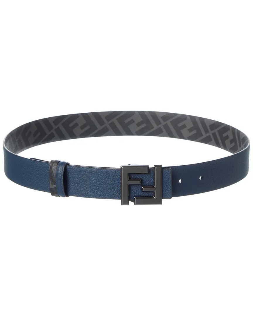 FENDI FF Squared Reversible Leather Belt