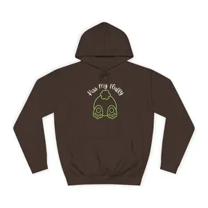 Hoodie - "Kiss My Fluffy" Cute Bunny Paw Graphic Pullover