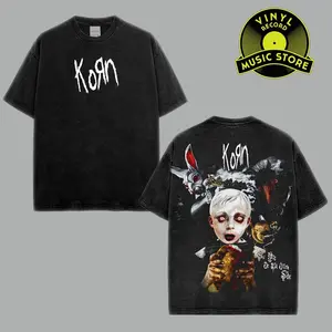 VINYL -  See You on the Other Side Korn Heavy Metal Graphic T‑Shirt, Rock Music Graphic Hoodie, Y2K rock band tee, Mexico style menswear