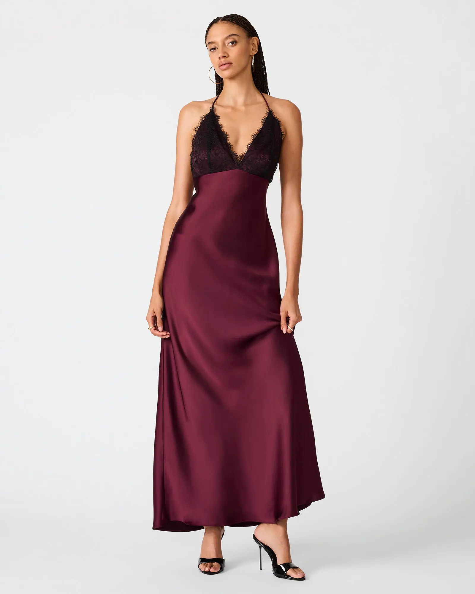PHIA DRESS DEEP FIG