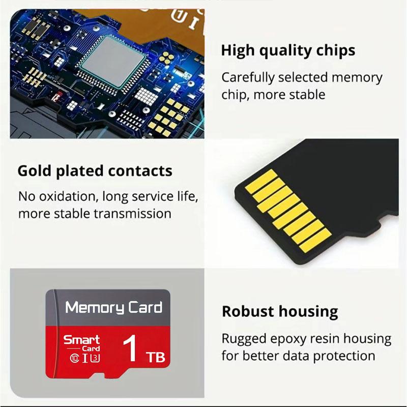 Data storage, compatible with tablets, cameras, mobile phones, laptops, computers, car audio systems, game consoles, etc. - Reliable, compact and durable mini flash memory