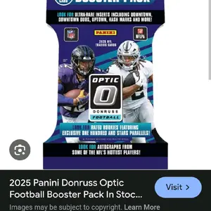 Panini 2025 Optic NFL Football Value Pack Featuring Ultra-Rare Inserts and Autographs from Top NFL Players