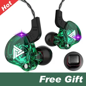 HIFI QKZ AK3/AK6 Portable Wired In-Ear Earphone,   Wired Headphones With Mic, HiFi Subwoofer   Noise Cancelling Wired Earphones for Game   Sports, 3D Stereo Sound Headphones For Gym   & Sports & Game, Headphones 8D Audio,   Electronic Audio Earbud