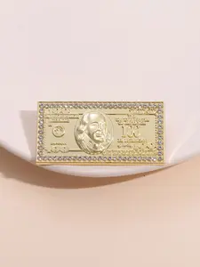 Dollar Badge, Luxury Wealth Design Lapel Pin, Backpack Buckle, Financial Professional Identity, Party Decoration Gift, Durable Metal Pins