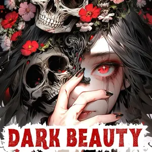 Dark Beauty | Coloring Book for Adults: Fantasy Coloring Book for Adults the World of beautiful Villains and Horrors: This coloring book finds beauty ... beauty (Botanical Dark Beautiful Skeletons)