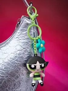 THE POWERPUFF GIRLS Cute Pendant Keychain For Bag Or Keyring