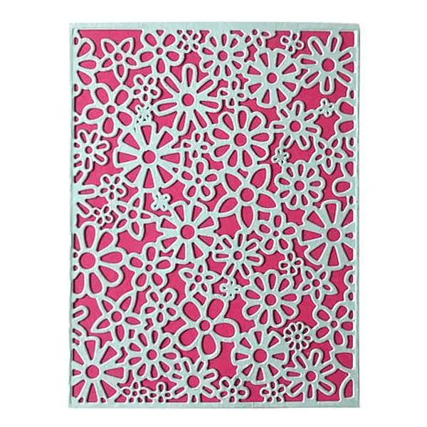 Crafts & Sewing The Stamps of Life Floral Frenzy Background Die Set