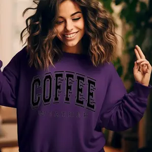 COFFEE WEATHER Crewneck Sweatshirt Womenswear Menswear Comfortable Sweaters Everyday Casual
