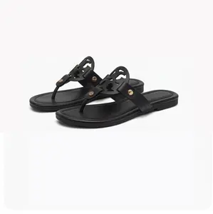 Bathroom slippers Women's Roman Flat Sandals - Breathable Beach Slippers with Wedge,House slippers Flip Flop Footwear