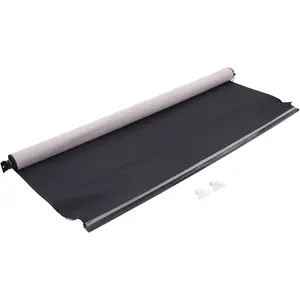 MOTOKU Grey Sunroof Roller Blind Curtain Shade Cover for Cadillac SRX 2010-2016 Gray Sun Roof