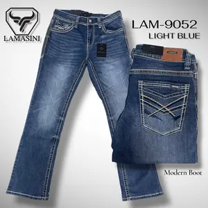 Pantalón Vaquero de Mezclilla para Hombre con Stretch LAM-9051