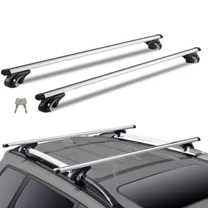 【Spotlight Day】VEVOR Universal Roof Rack Cross Bars, 54" Aluminum Roof Rack Crossbars, Fit Existing Raised Side Rail with Gap, 200 lbs Load Capacity, Adjustable Crossbars with Locks, for SUVs, Sedans, and Vans