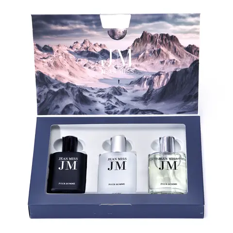 Men's Eau De Toilette Spray Gift Box,Lasting Fragrance,3Different Flavors, Perfect For Holiday Gifts, Dates, Everyday Life,Parties 3 Piece Set